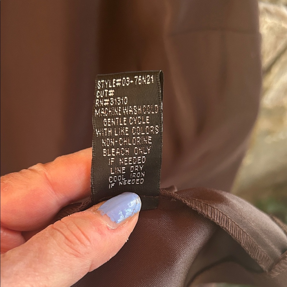 AGB Chocolate Brown Sleeveless Midi Dress New With Tags; Stretch Fabric; Size 16 - Picture 9 of 12
